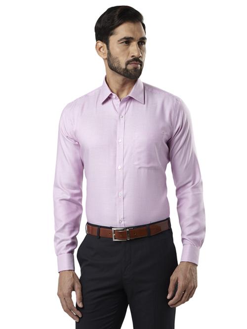 pink striped formal shirt - 17505965 - Standard Image - 0
