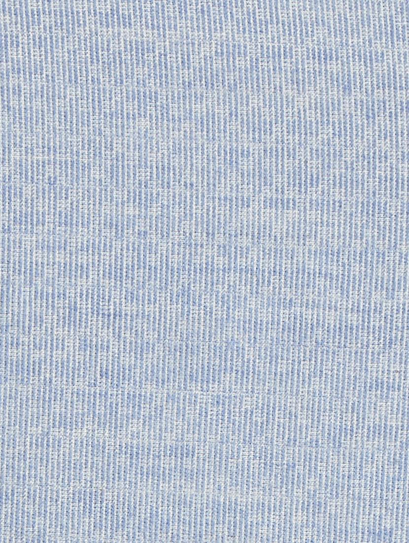 light blue self design casual shirt - 17506393 - Standard Image - 5