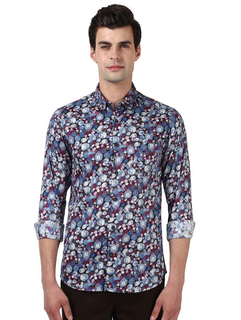 multi colored printed casual shirt - 17506612 -  Zoom Image - 0