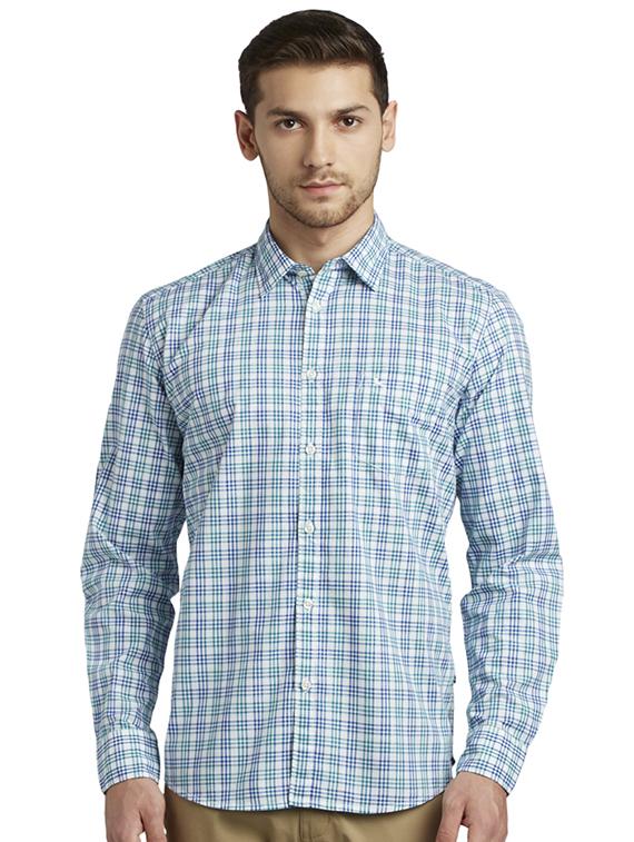 white checkered casual shirt - 17507310 - Zoom Image - 0
