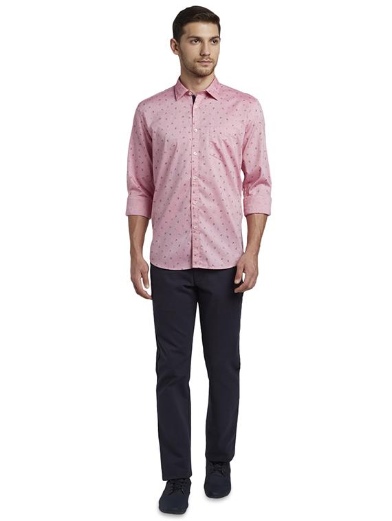 pink printed casual shirt - 17507312 - Standard Image - 3