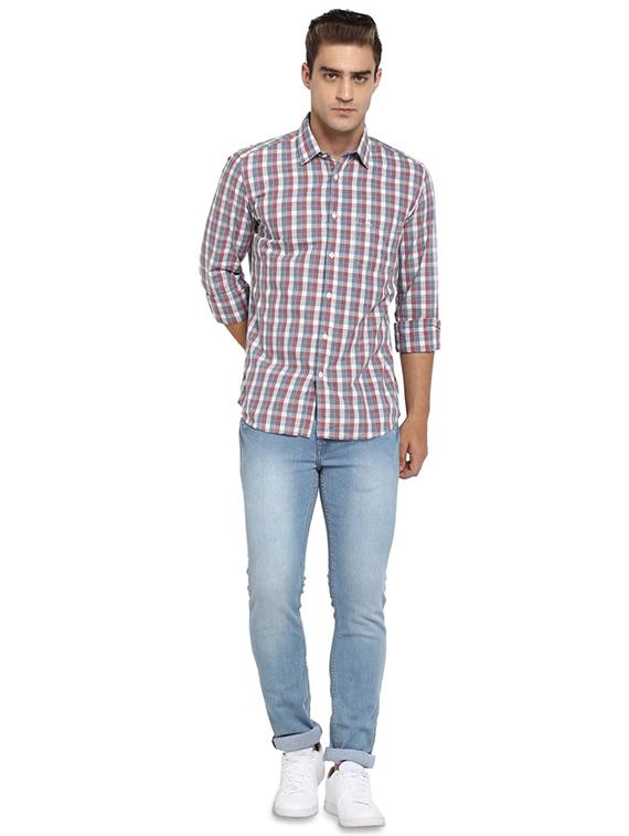 multi colored checkered casual shirt - 17507329 - Standard Image - 3