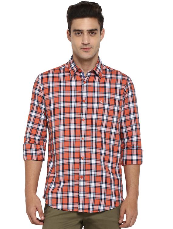 red checkered casual shirt - 17507454 -  Zoom Image - 0
