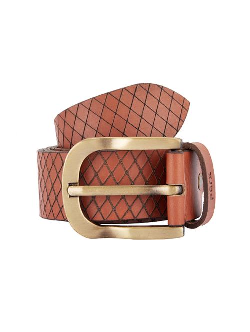 khaki leather belt - 17507894 - Standard Image - 0