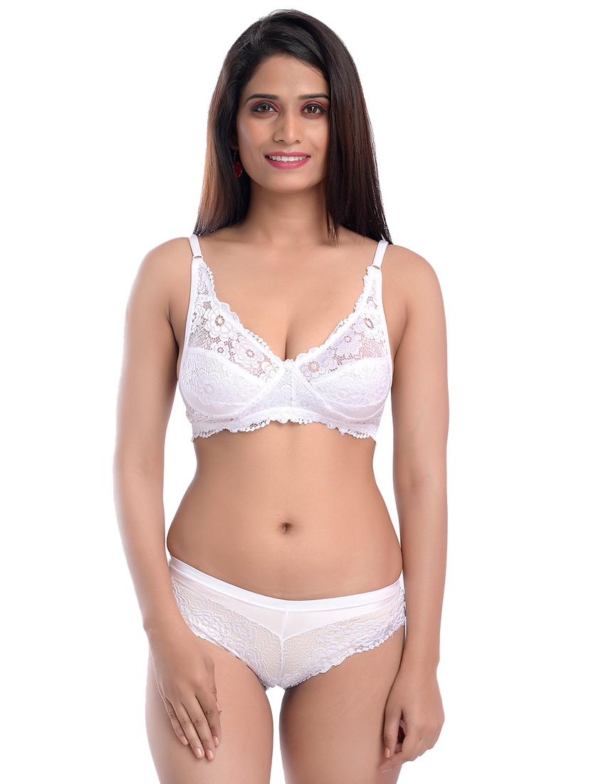 laced bra and panty set - 17510172 - Zoom Image - 0