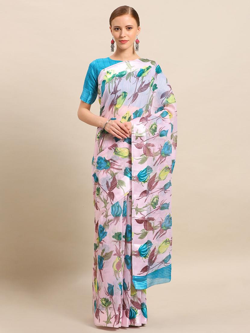 floral printed saree - 17511835 -  Zoom Image - 0