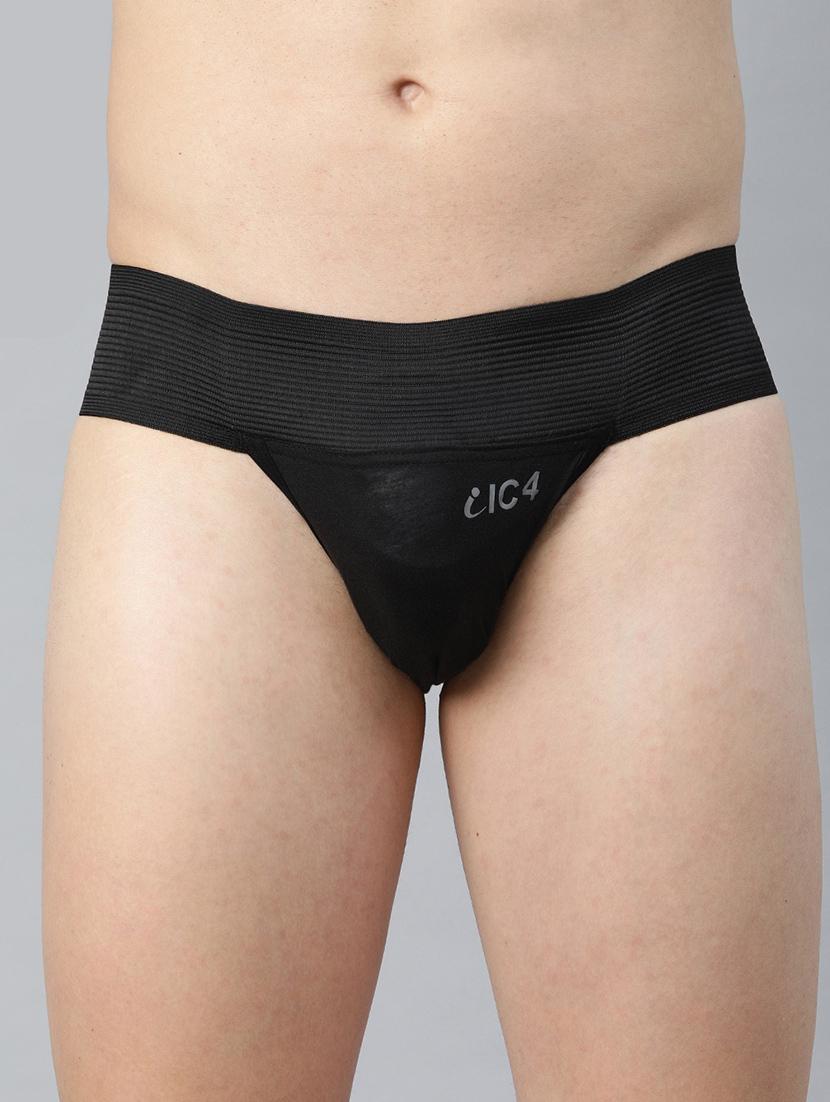 black, red 95% cotton, 5% elastane brief - 17513470 - Standard Image - 3