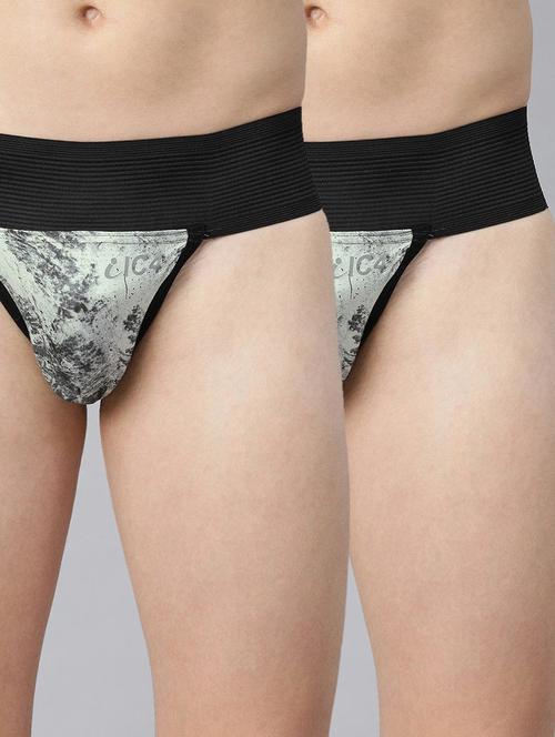 print 94% cotton, 6% elastane brief - 17513477 - Standard Image - 0