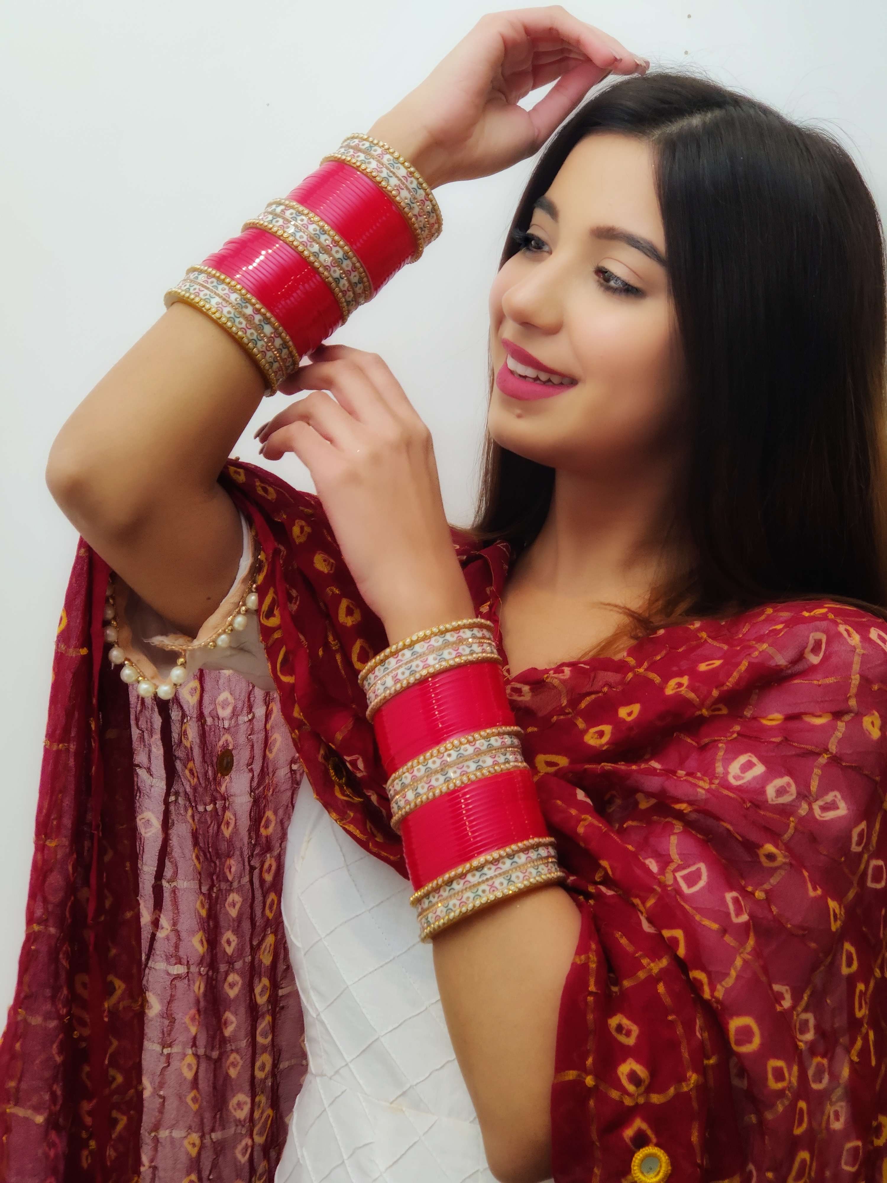 Dulhan New Trend Bridal Chura Wedding Dulhan Bangles Dulhan Chuda