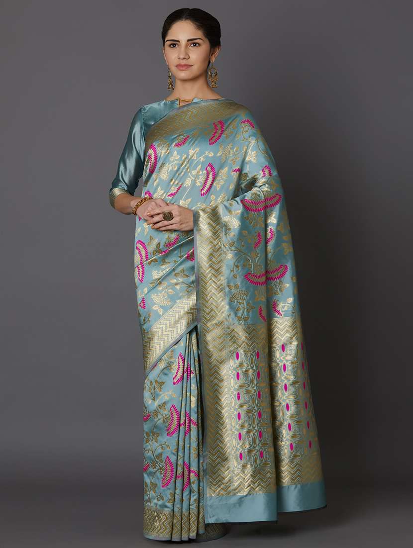 jacquard work maheshwari saree