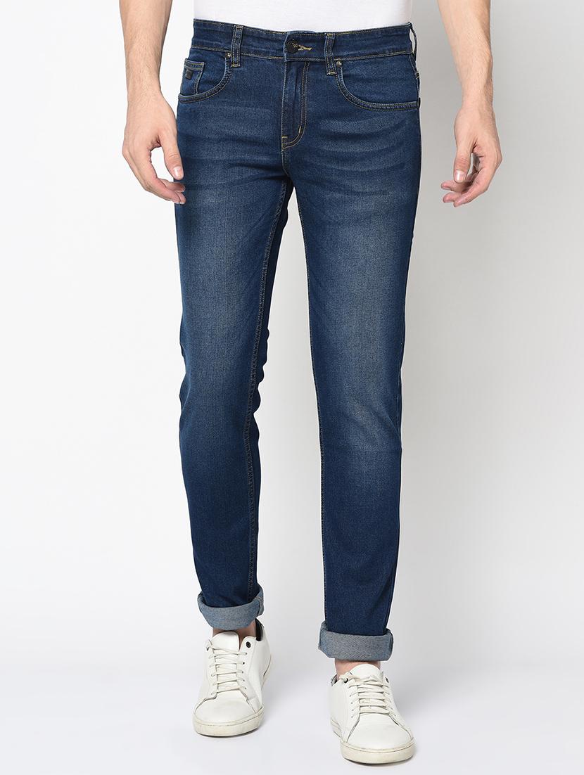 blue light washed denim jeans - 17517743 -  Zoom Image - 0