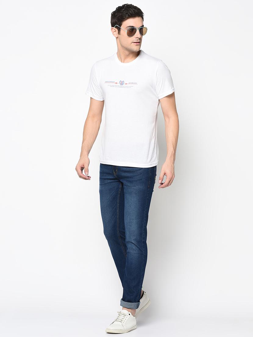 blue light washed denim jeans - 17517743 - Standard Image - 3