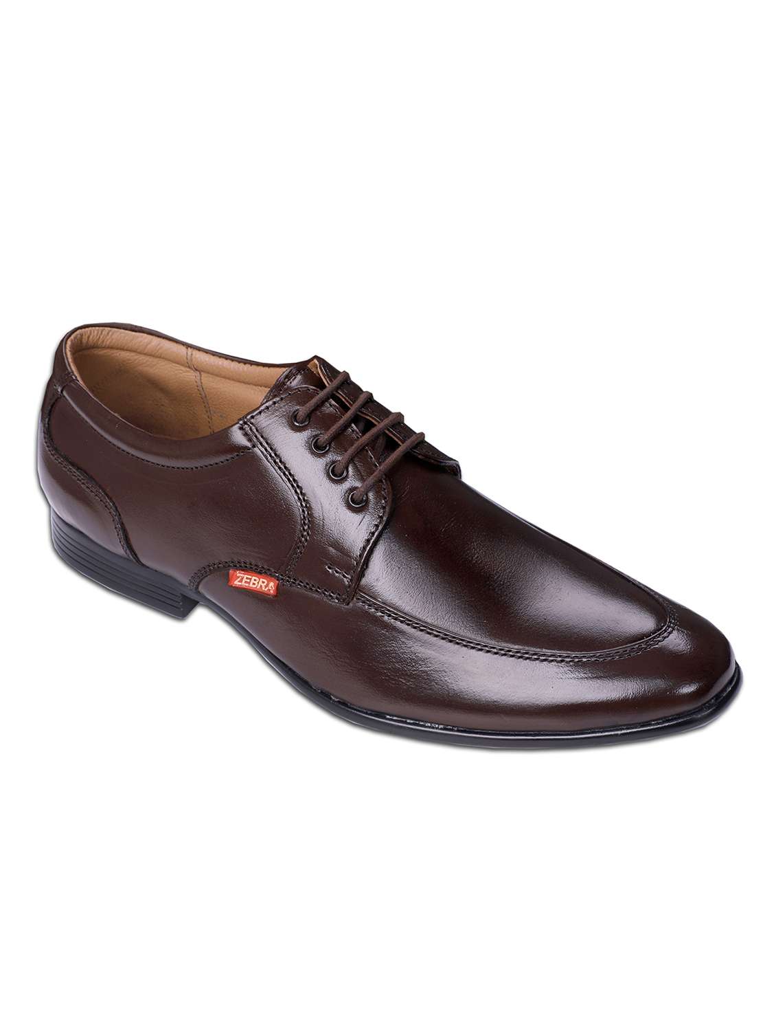brown leather laceup derbies