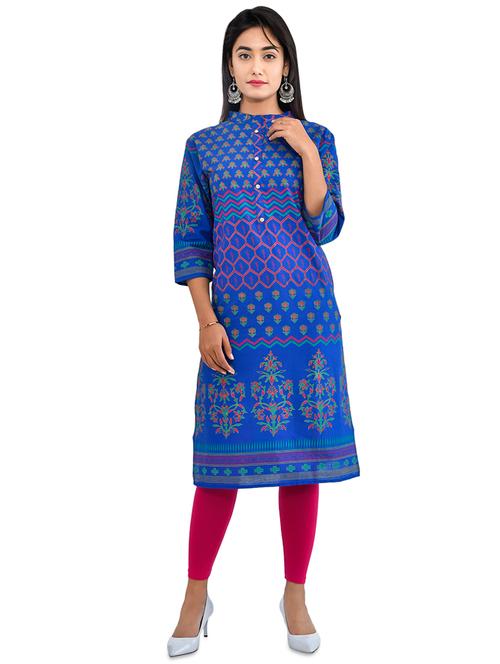 women's straight kurta - 17517952 - Standard Image - 0