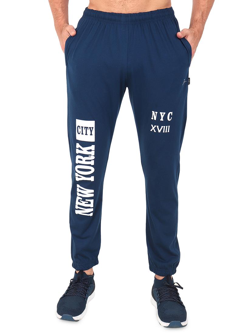 blue printed jogger - 17520502 - Zoom Image - 0