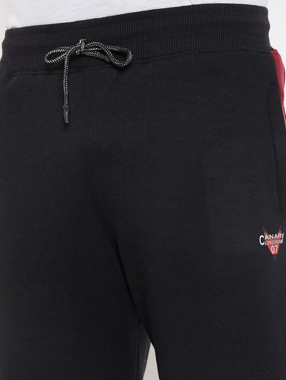 black side striped track pant - 17521061 - Standard Image - 5
