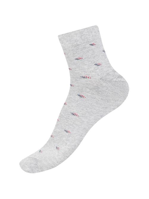 silver cotton ankle length sock - 17521372 -  Standard Image - 0