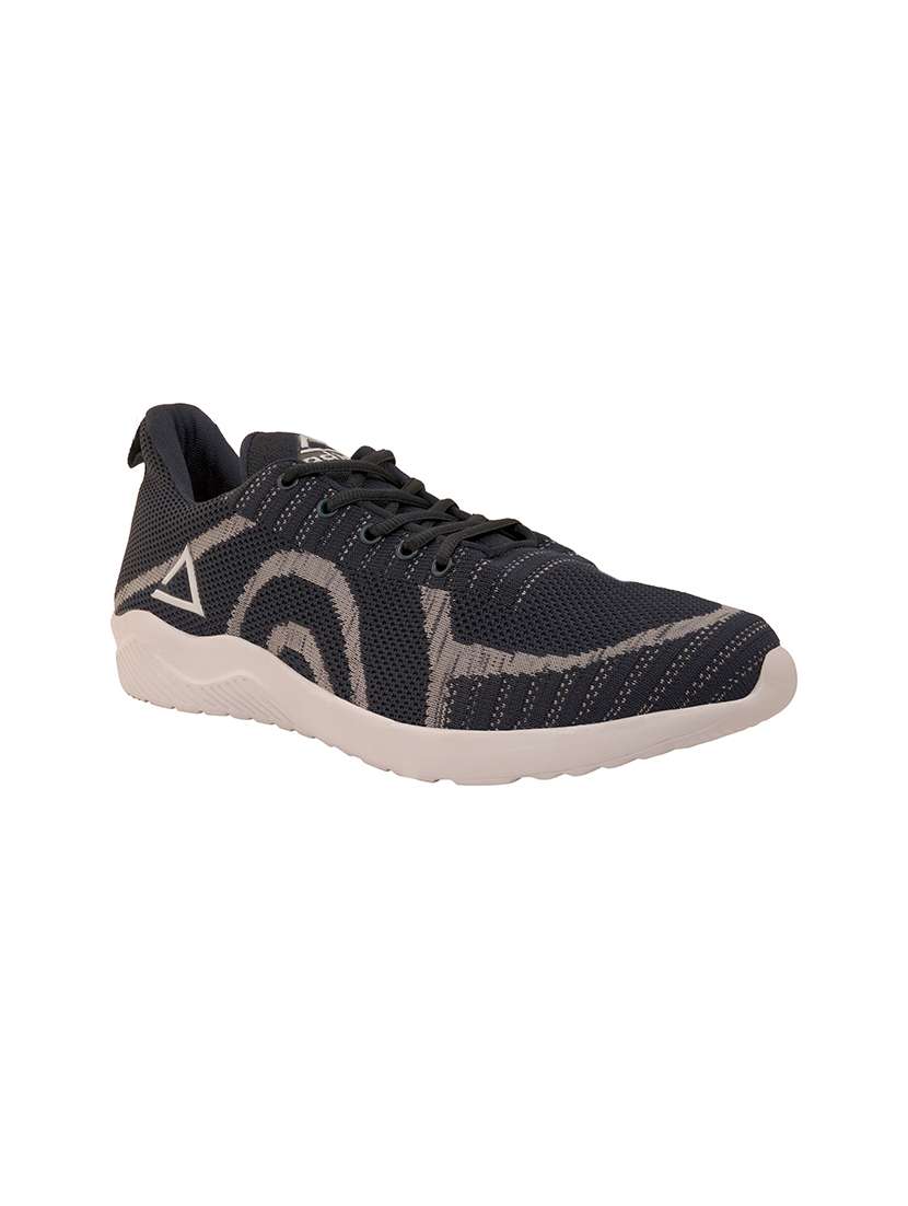 navy polyester sport shoes - 17521602 - Zoom Image - 0