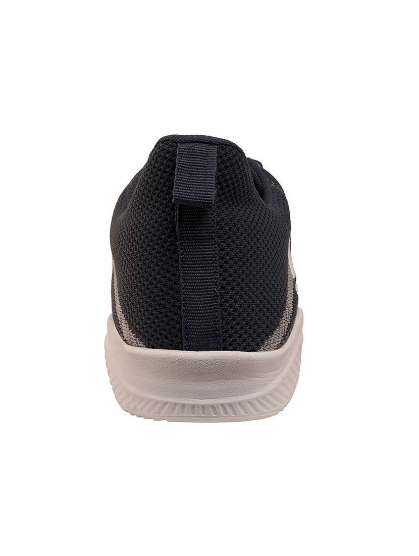 navy polyester sport shoes - 17521602 - Standard Image - 3
