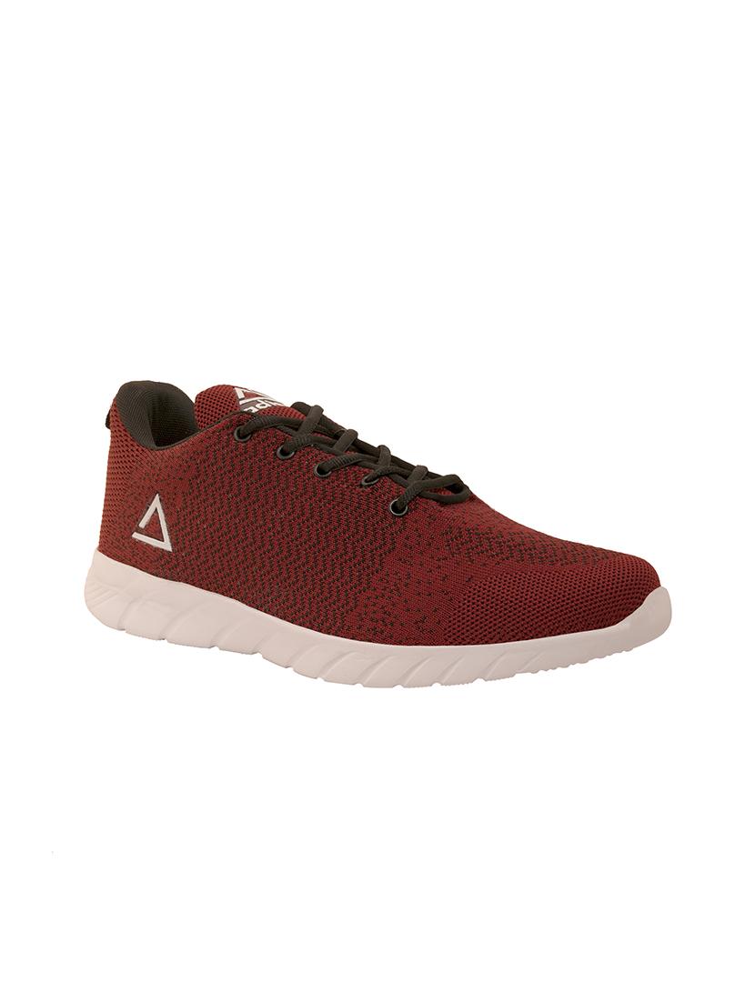 maroon polyester sport shoes - 17521605 - Zoom Image - 0