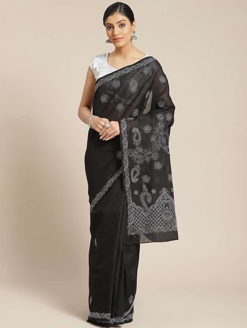 women's embroidered saree - 17522318 - Zoom Image - 0