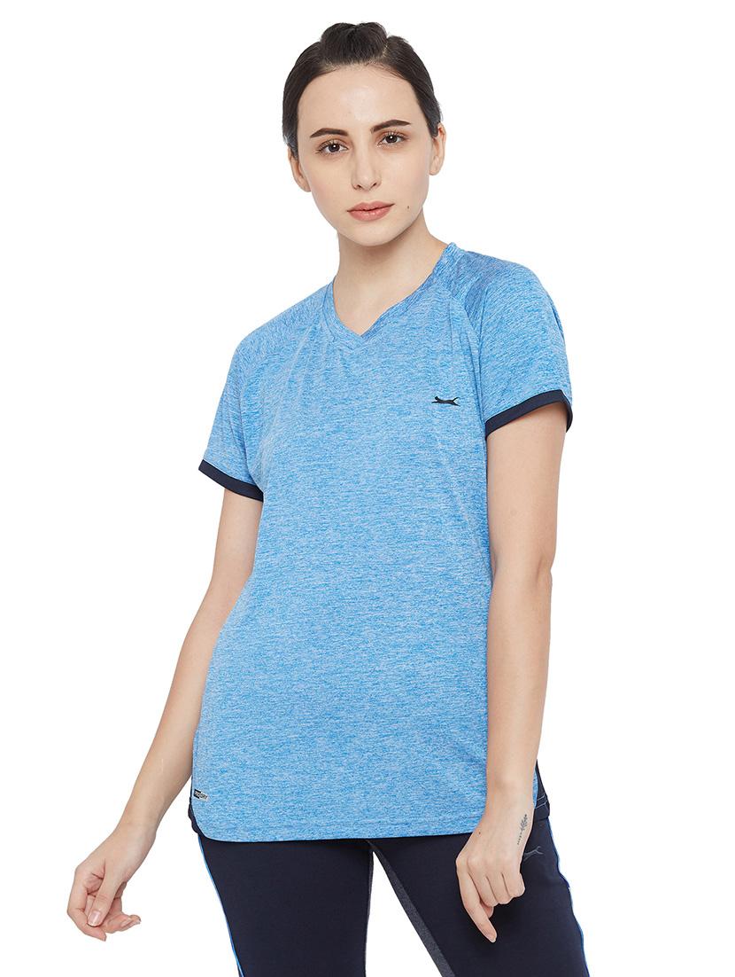light blue polyester regular tshirt - 17525348 -  Zoom Image - 0