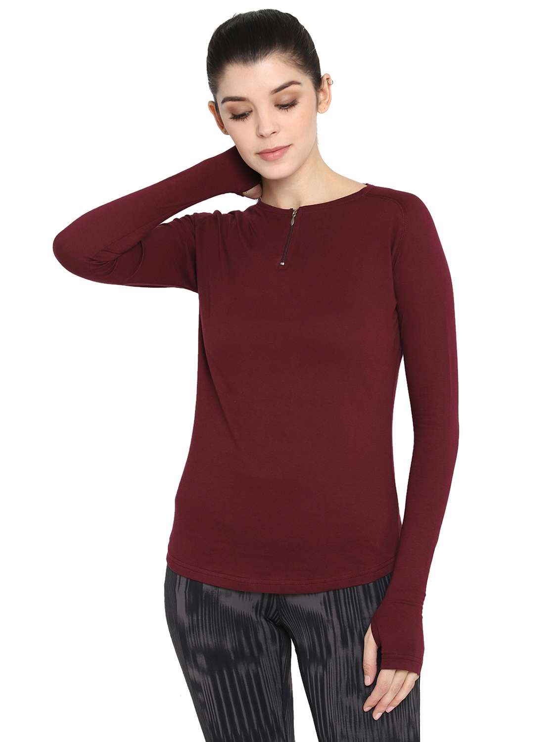 women's plain round neck t-shirt