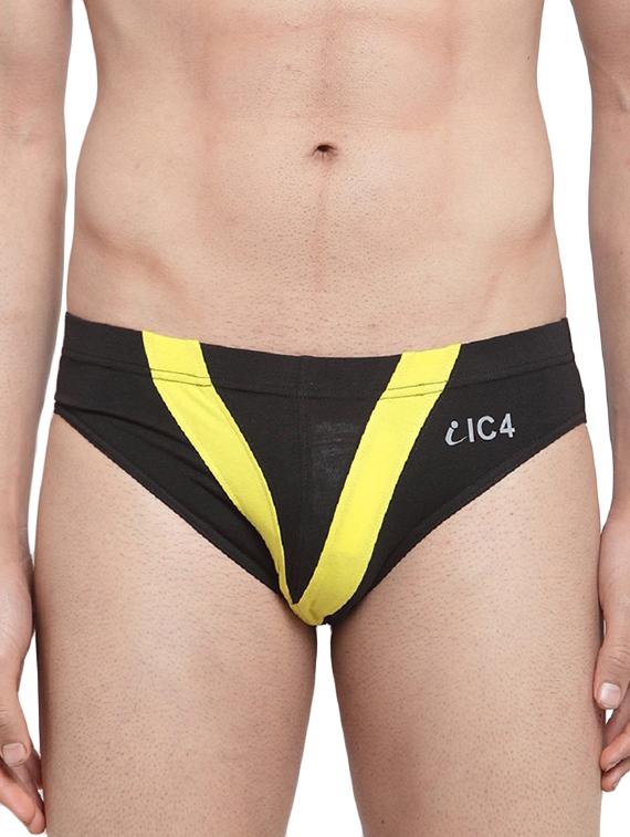 yellow striped hipster brief - 17526449 - Zoom Image - 0