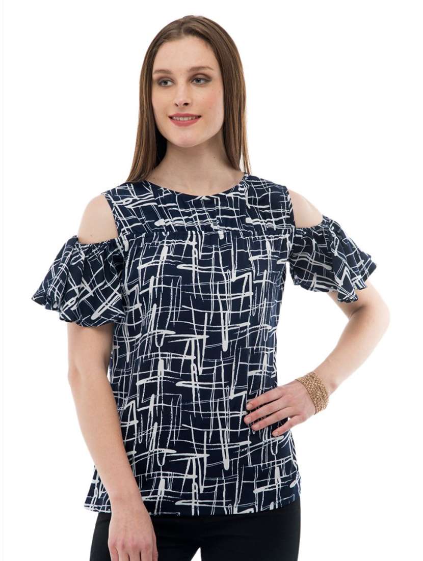 women's straight boat neck top - 17527251 - Zoom Image - 0