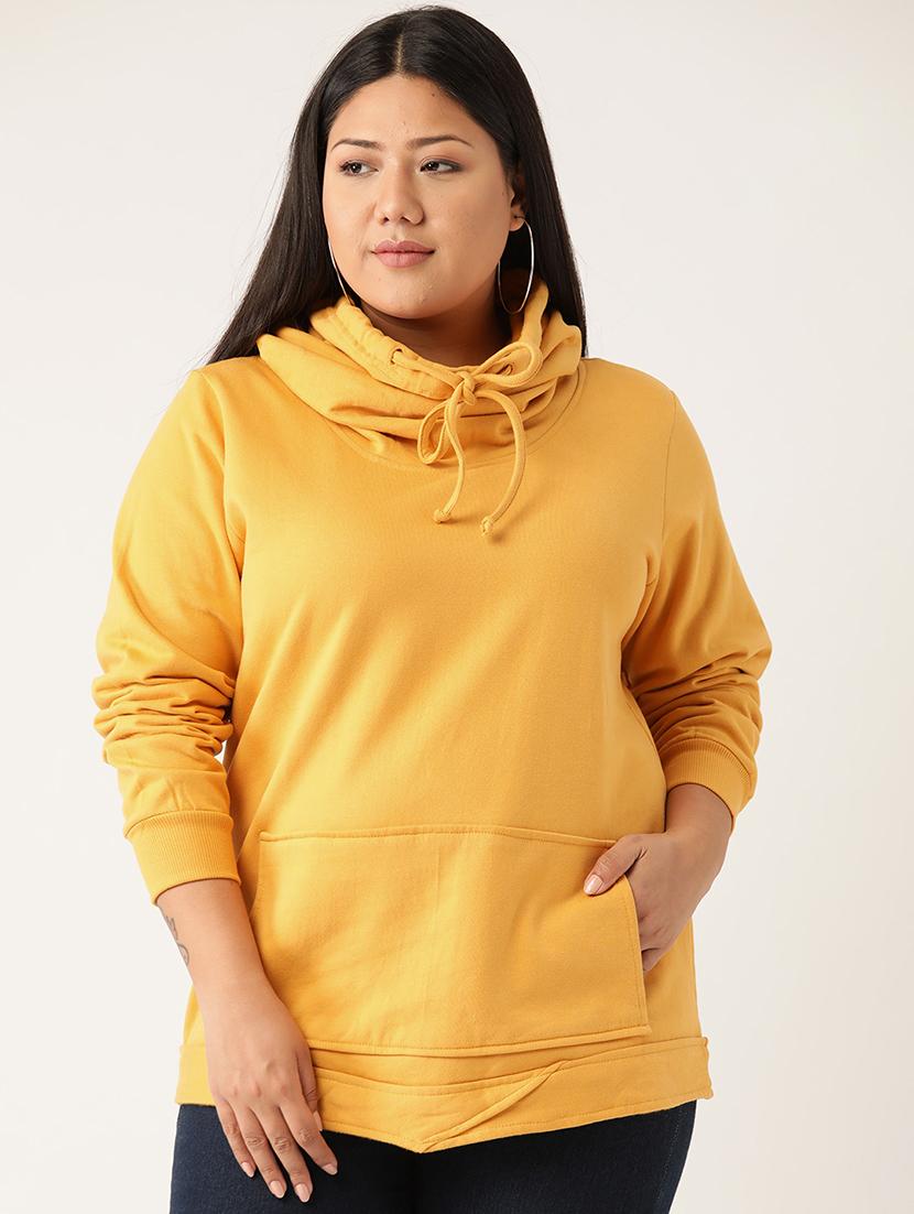 solid fleece plus sweatshirt - 17528183 - Zoom Image - 0