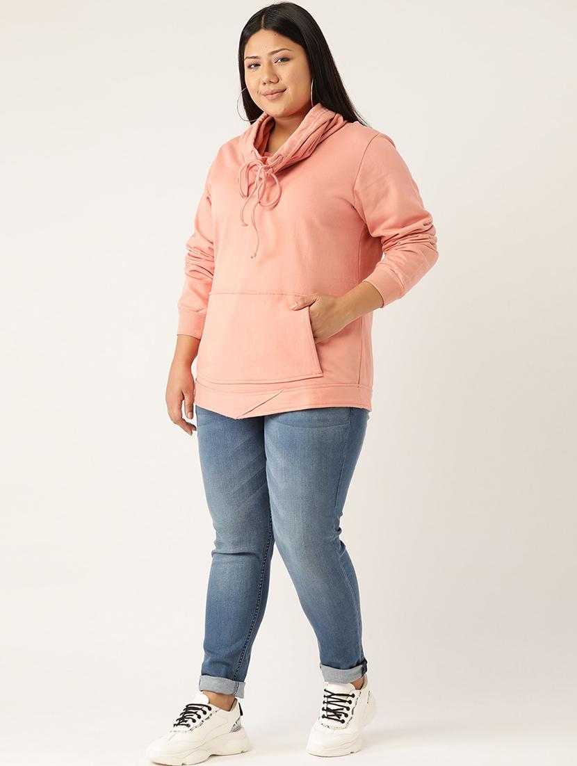 solid fleece plus sweatshirt - 17528184 - Standard Image - 3