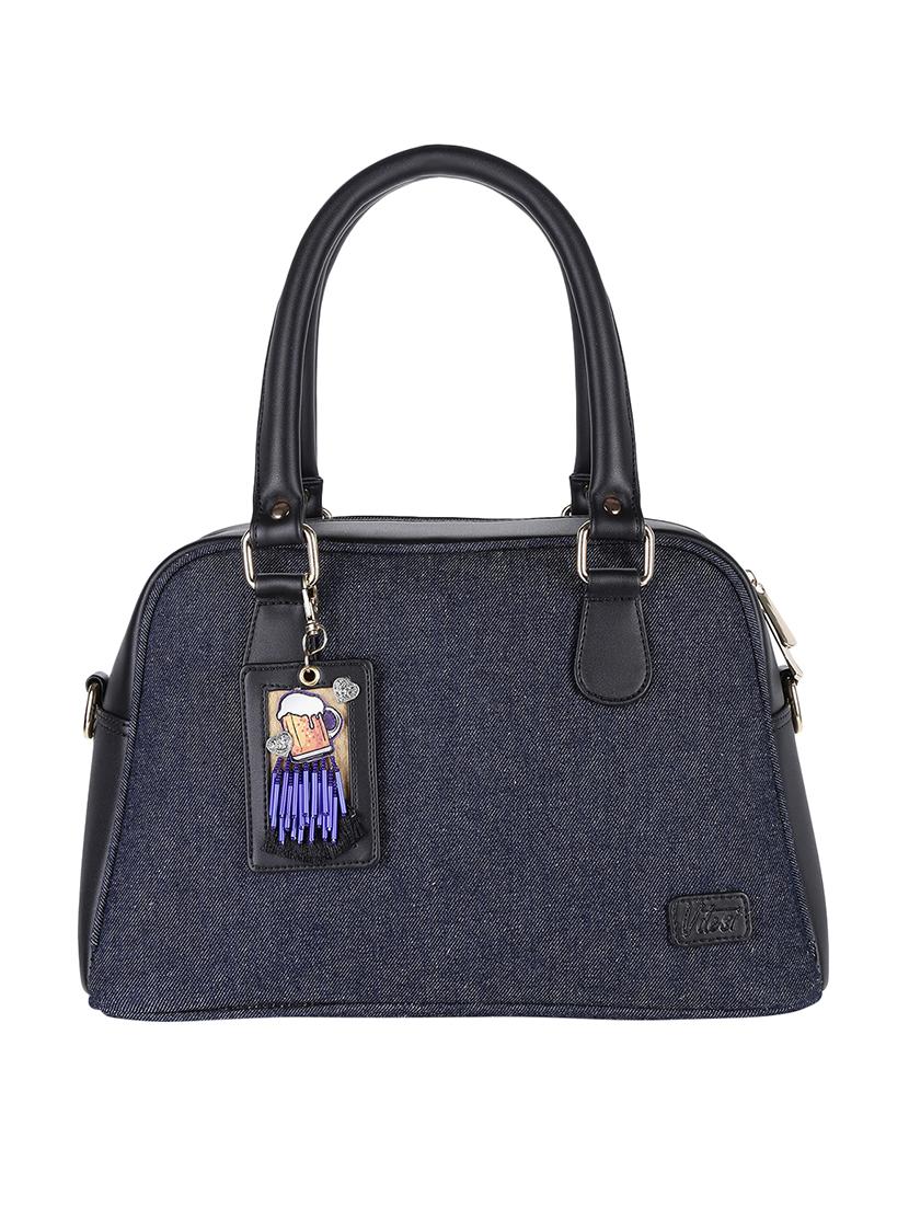 black leatherette (pu) handbag - 17528844 - Standard Image - 5