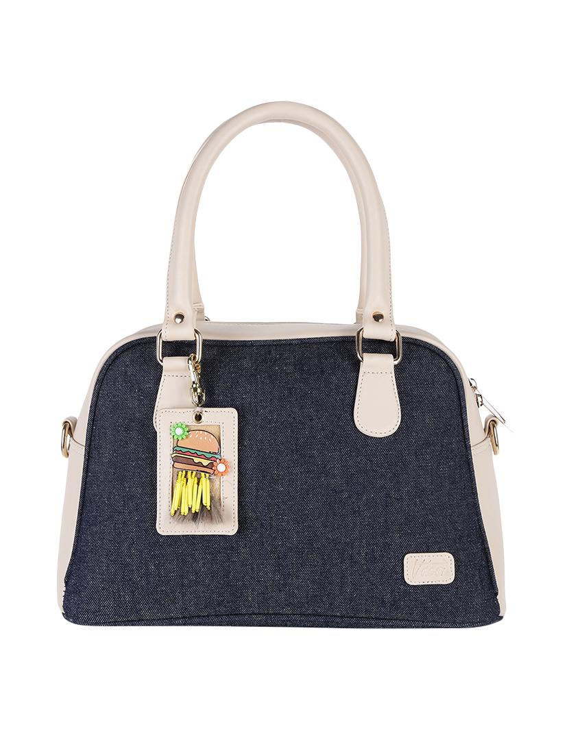 cream leatherette (pu) handbag - 17528845 - Standard Image - 5