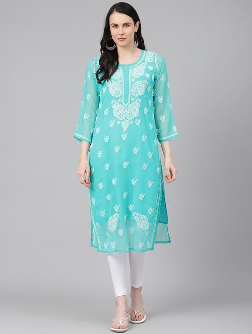 women's straight kurta - 17529411 - Standard Image - 0