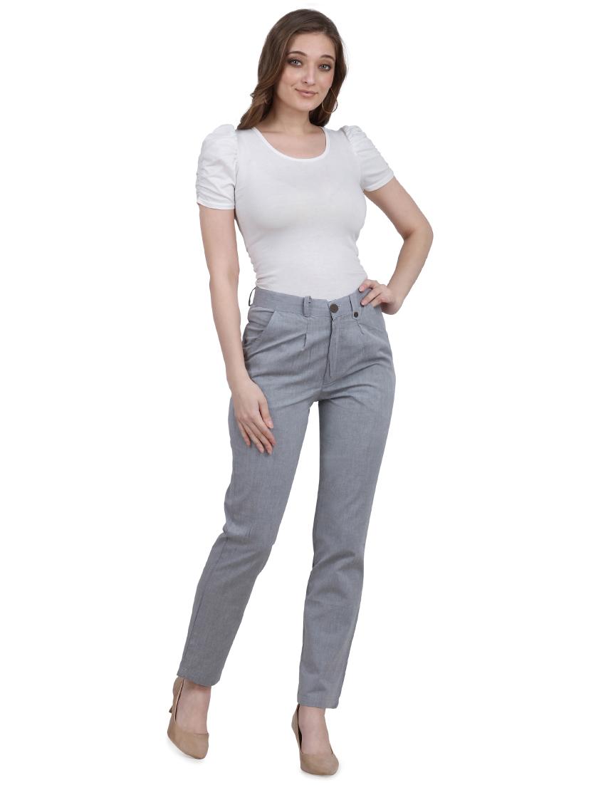 high rise pleated trouser - 17529911 - Standard Image - 3