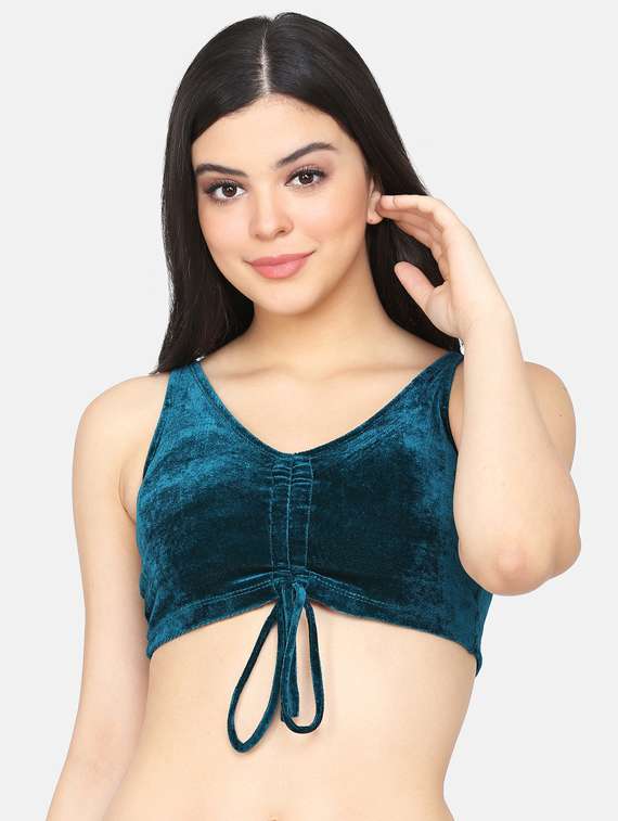 ruched detail bralette 