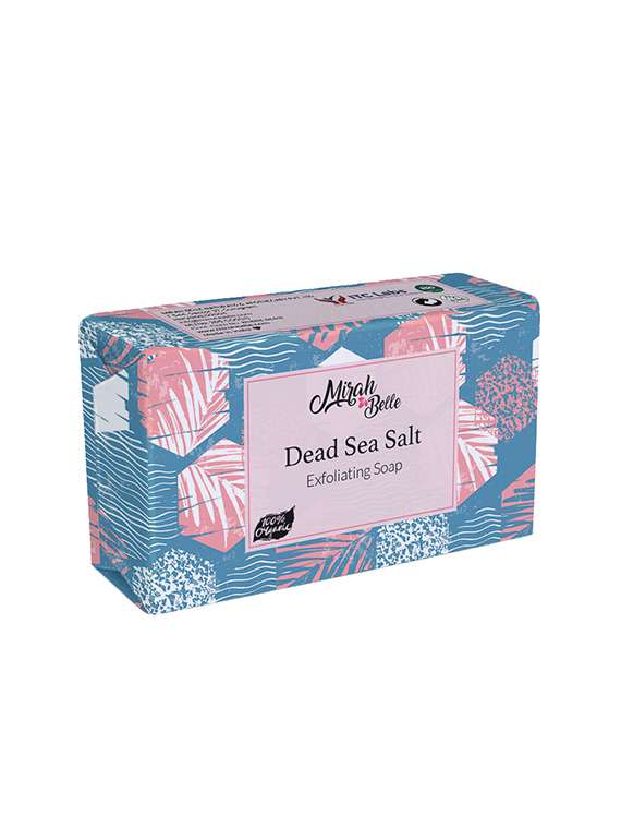 mirah belle - organic dead sea salt exfoliating soap bar 125 gm - 17530666 -  Zoom Image - 0