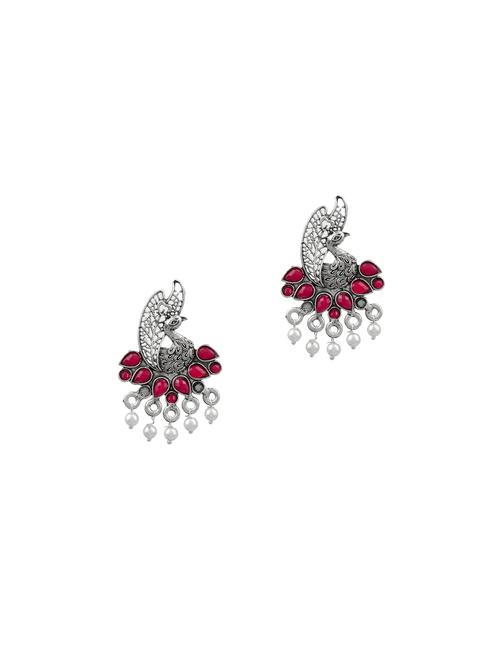 silver brass studs earring - 17531427 -  Standard Image - 0