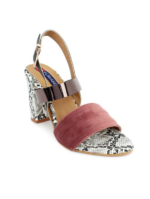 pink synthetic platforms sandals - 17531490 -  Standard Image - 0