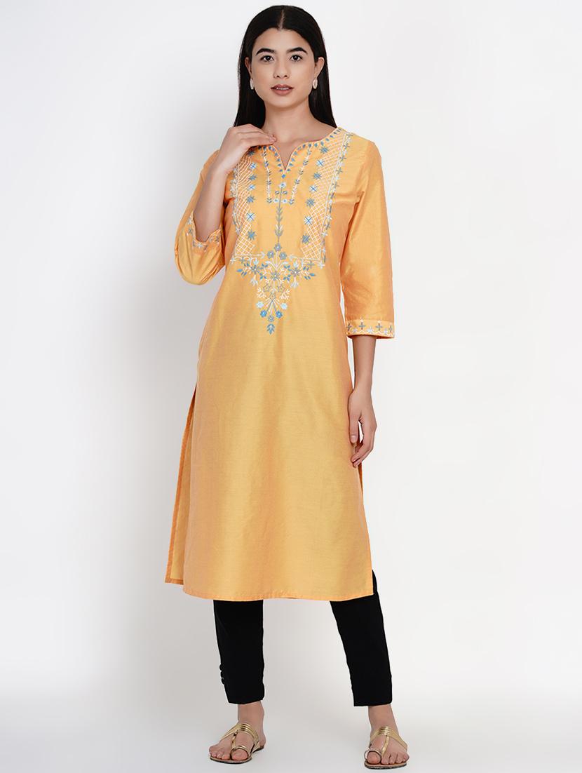 women's straight kurta - 17532488 -  Zoom Image - 0