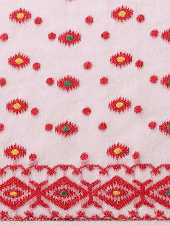 self design jamdani saree - 17533293 - Standard Image - 3