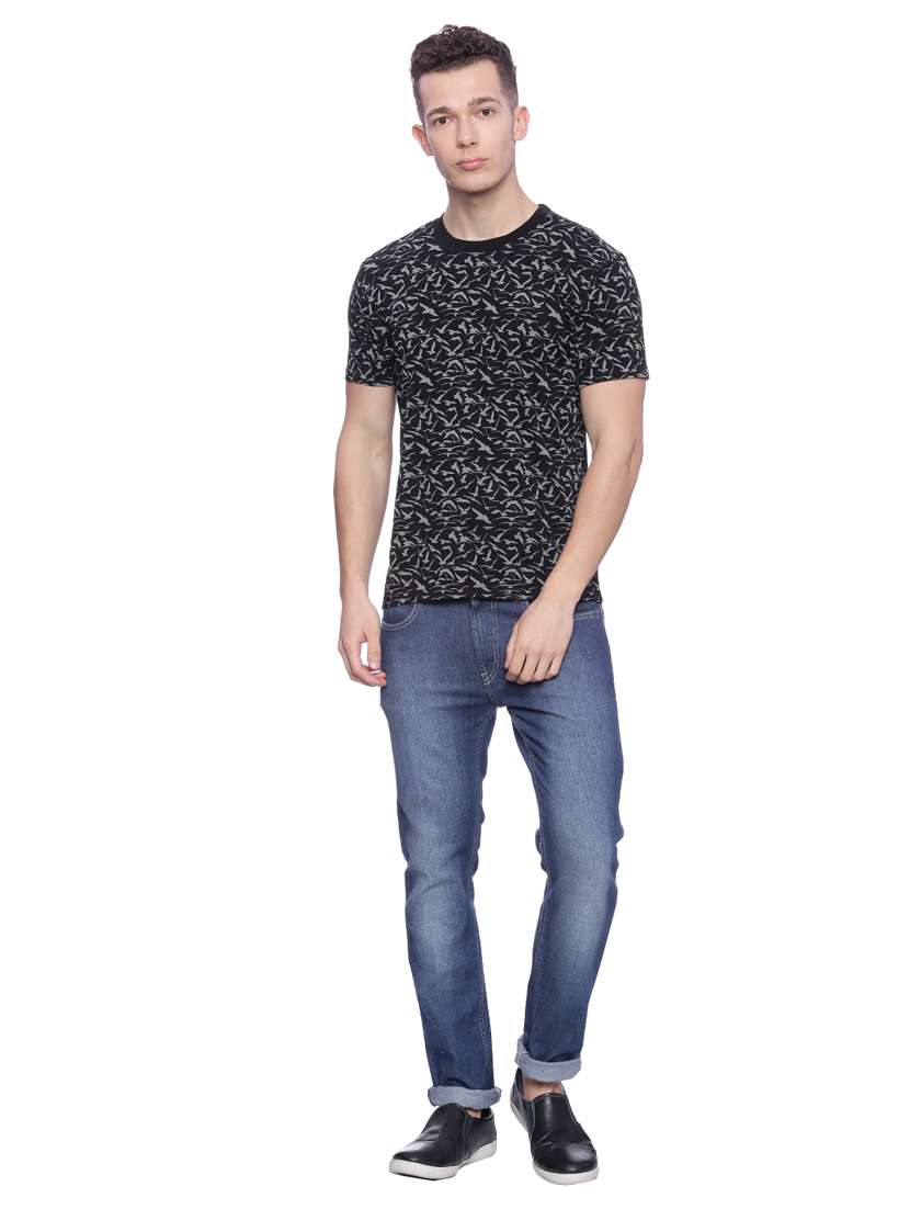 black printed t-shirt - 17533661 - Standard Image - 3