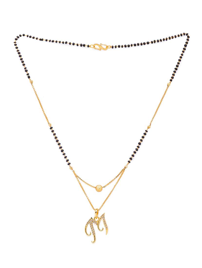gold beads mangalsutra