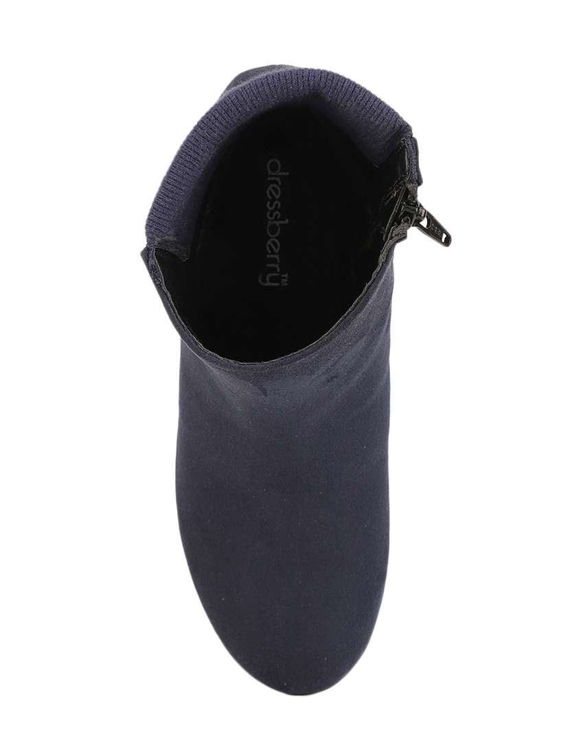 navy ankle  boot - 17534546 -  Standard Image - 3