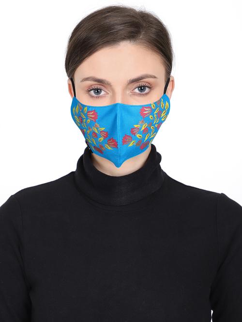 blue anti-pollution women mask - 17534973 - Standard Image - 0
