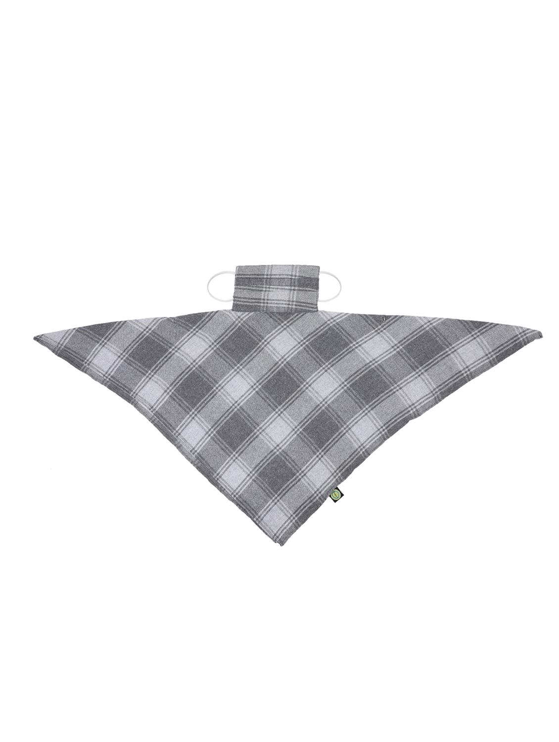 grey rayon scarf mask women - 17534991 - Standard Image - 5