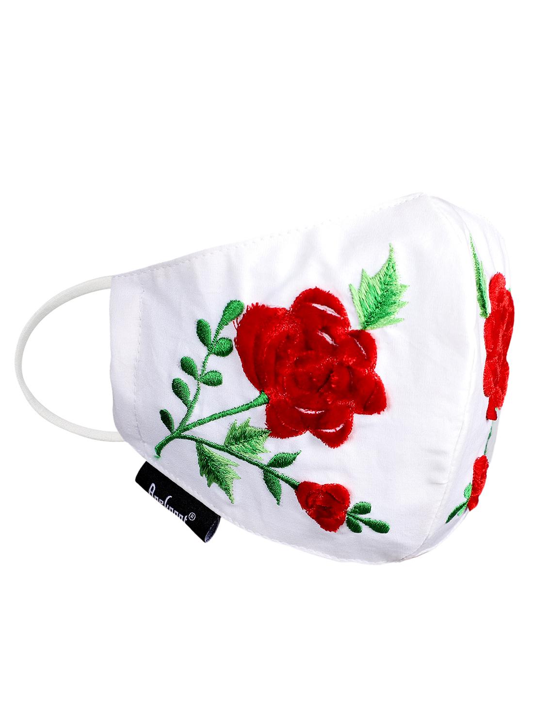 embroidered anti-pollution women mask - 17535010 - Standard Image - 3