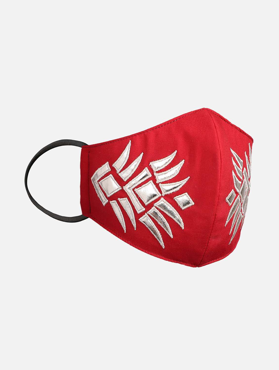 embroidered anti-pollution women mask - 17535012 -  Standard Image - 3