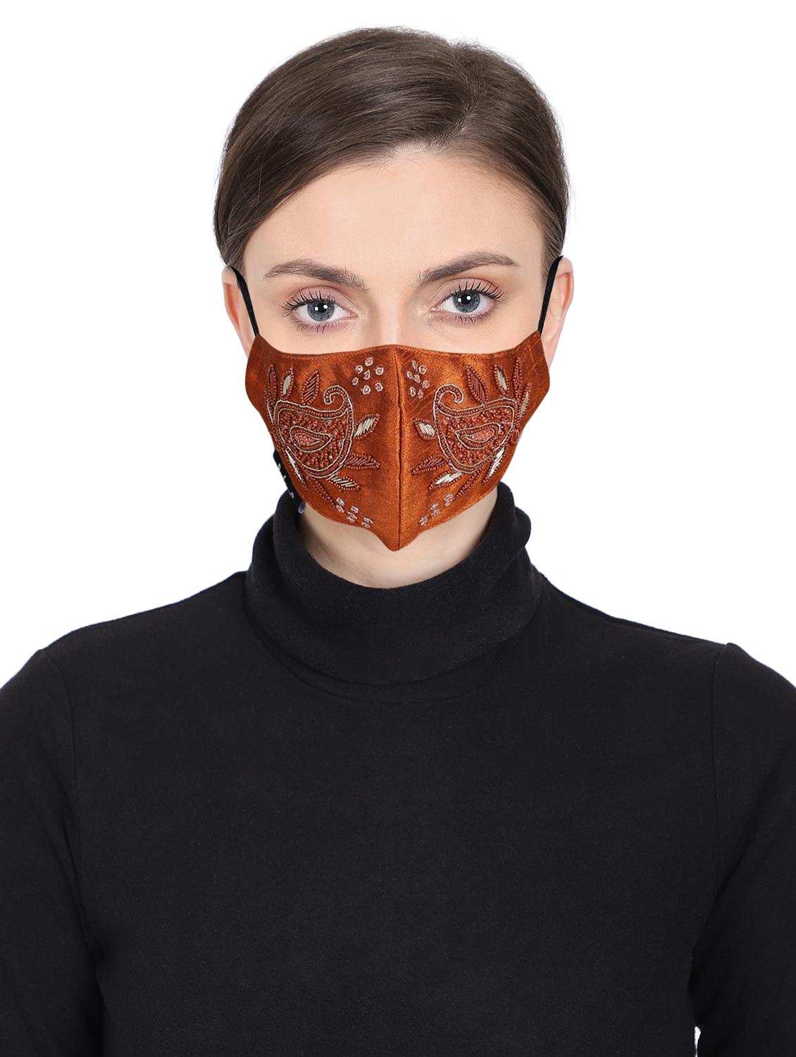 embellished anti-pollution women mask - 17535026 -  Zoom Image - 0