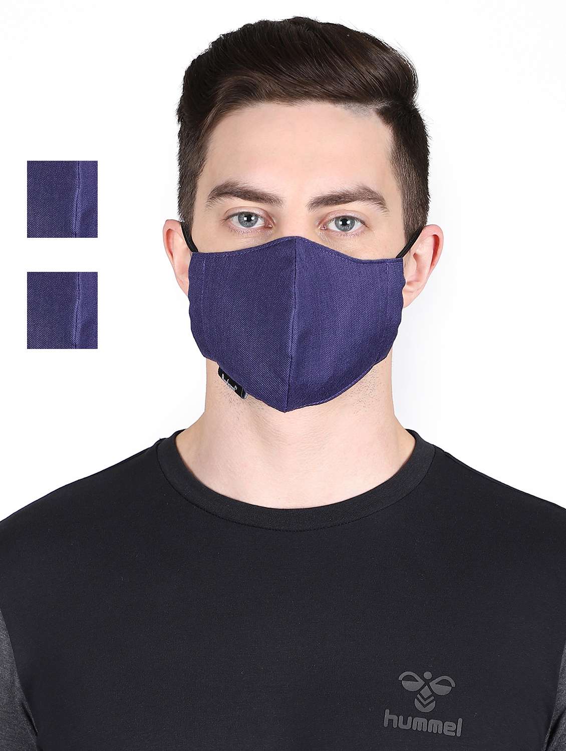 blue viscose antipollution men mask
